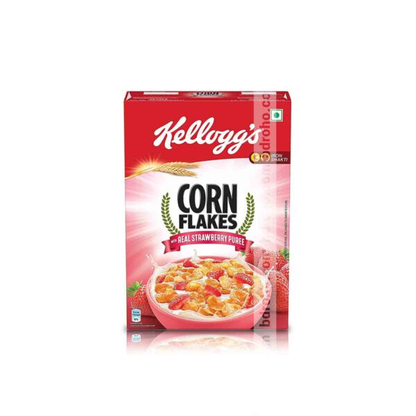 Kelloggs Corn Flakes Real Strawbery Puree 275g