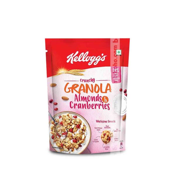 Kelloggs Crunchy Granola Almonds Cranberries 460g OLD