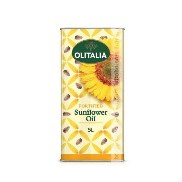 Olitalia Fortified Sunflower Oil 5ltr TIN